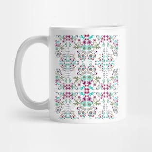 Art Nouveau floral pattern Mug